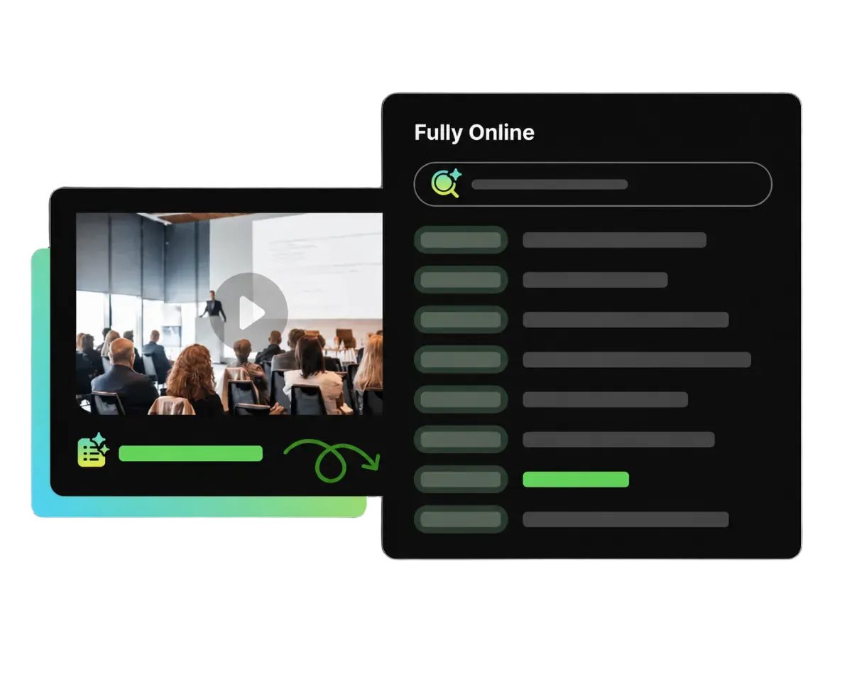 Instant browser-based video translator requiring no downloads, compatible with all desktop and mobile devices.